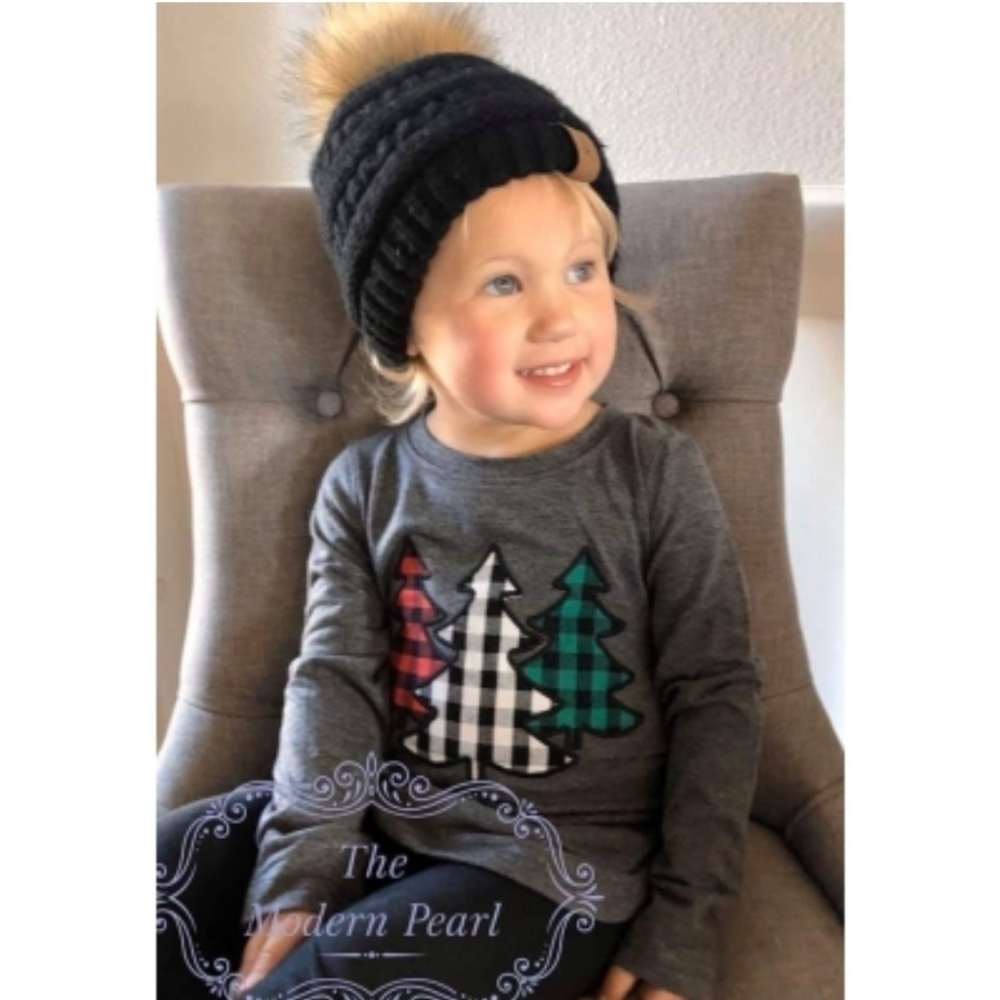 Buffalo Plaid Tree Trio